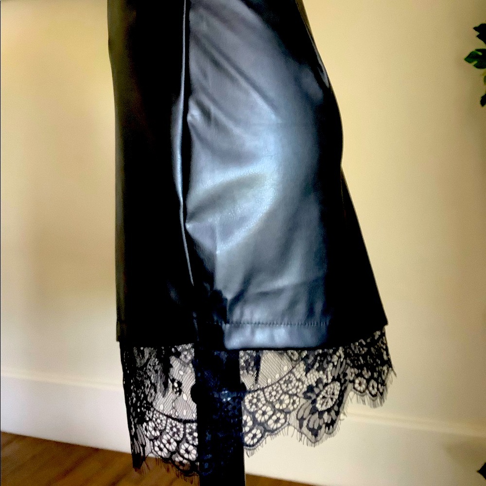 High waist Pleather skirt - Picture 7 of 10